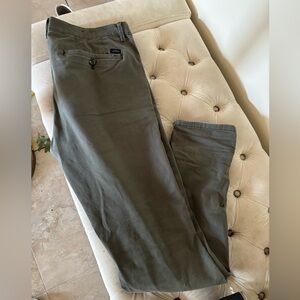 Zara green slim fit pants 32/32
